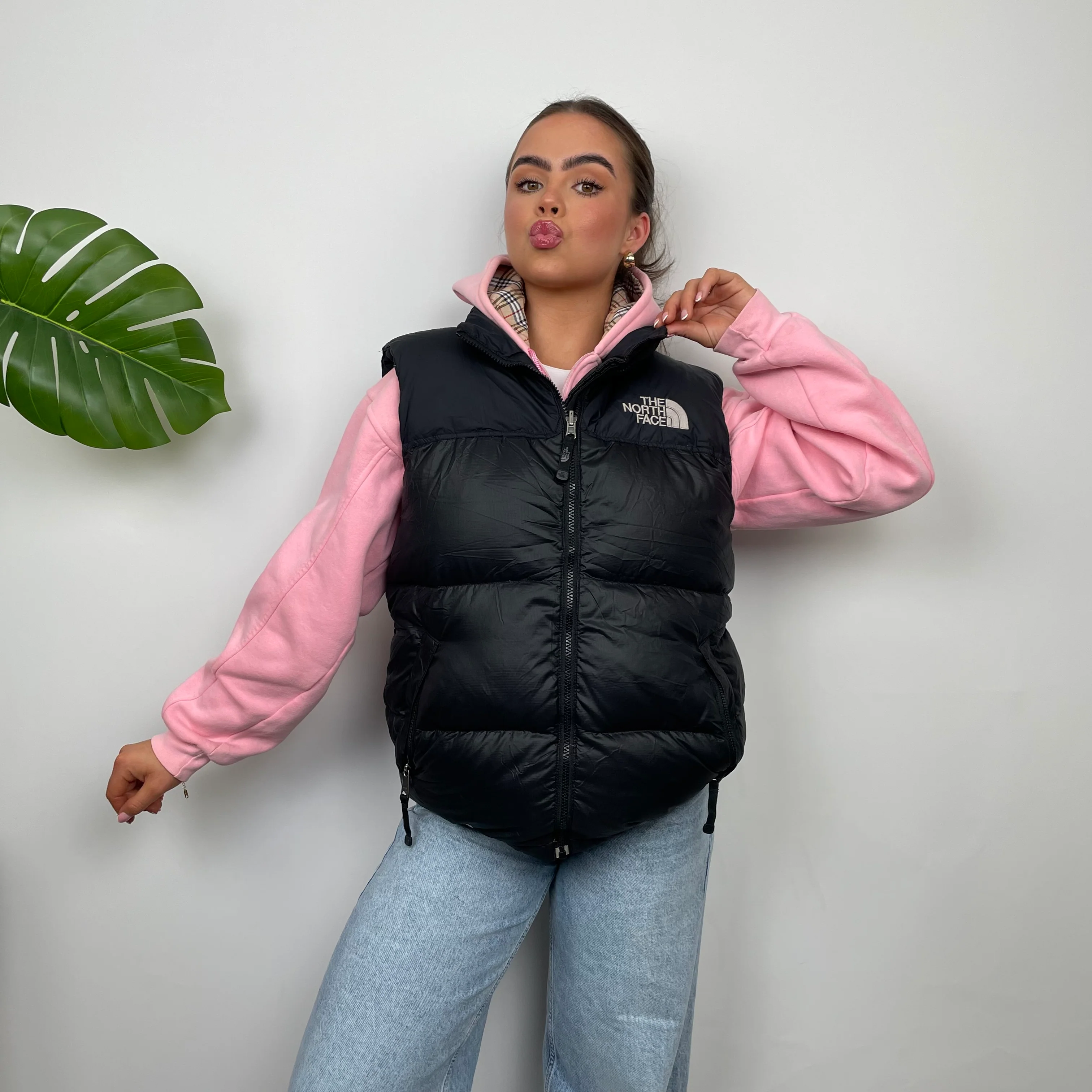 The North Face Black Puffer Gilet (M) - Image 9