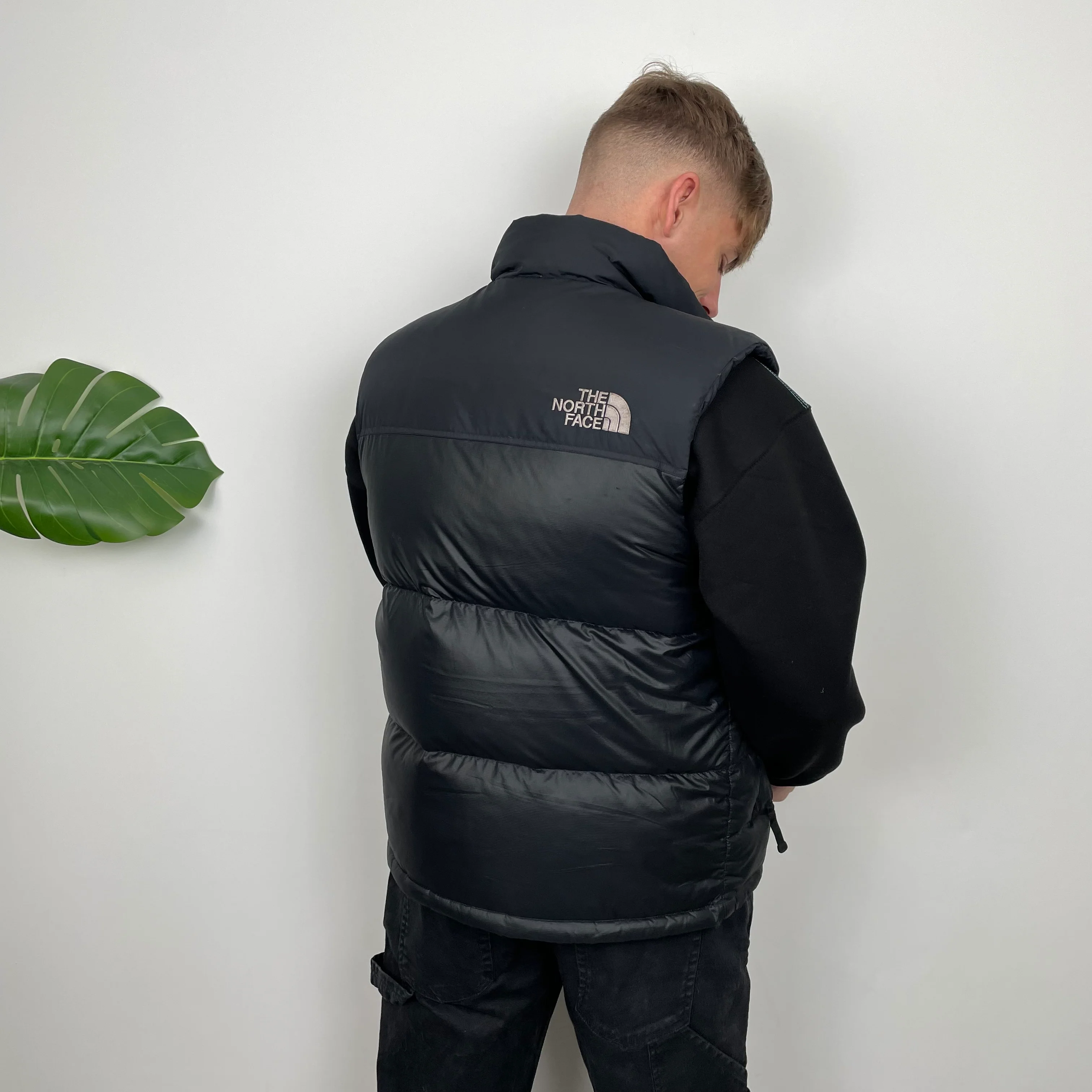 The North Face Black Puffer Gilet (S) - Image 6
