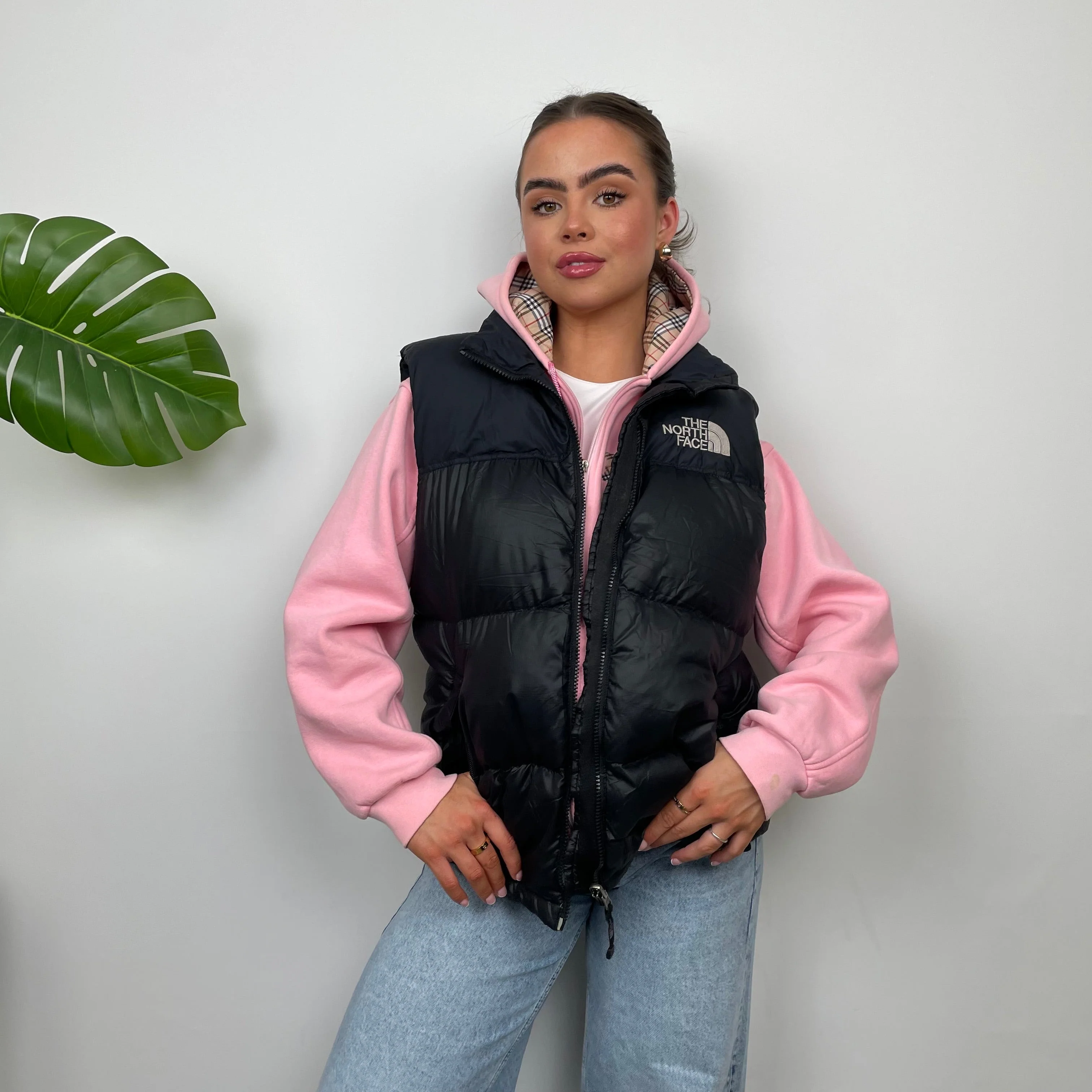The North Face Black Puffer Gilet (M) - Image 2