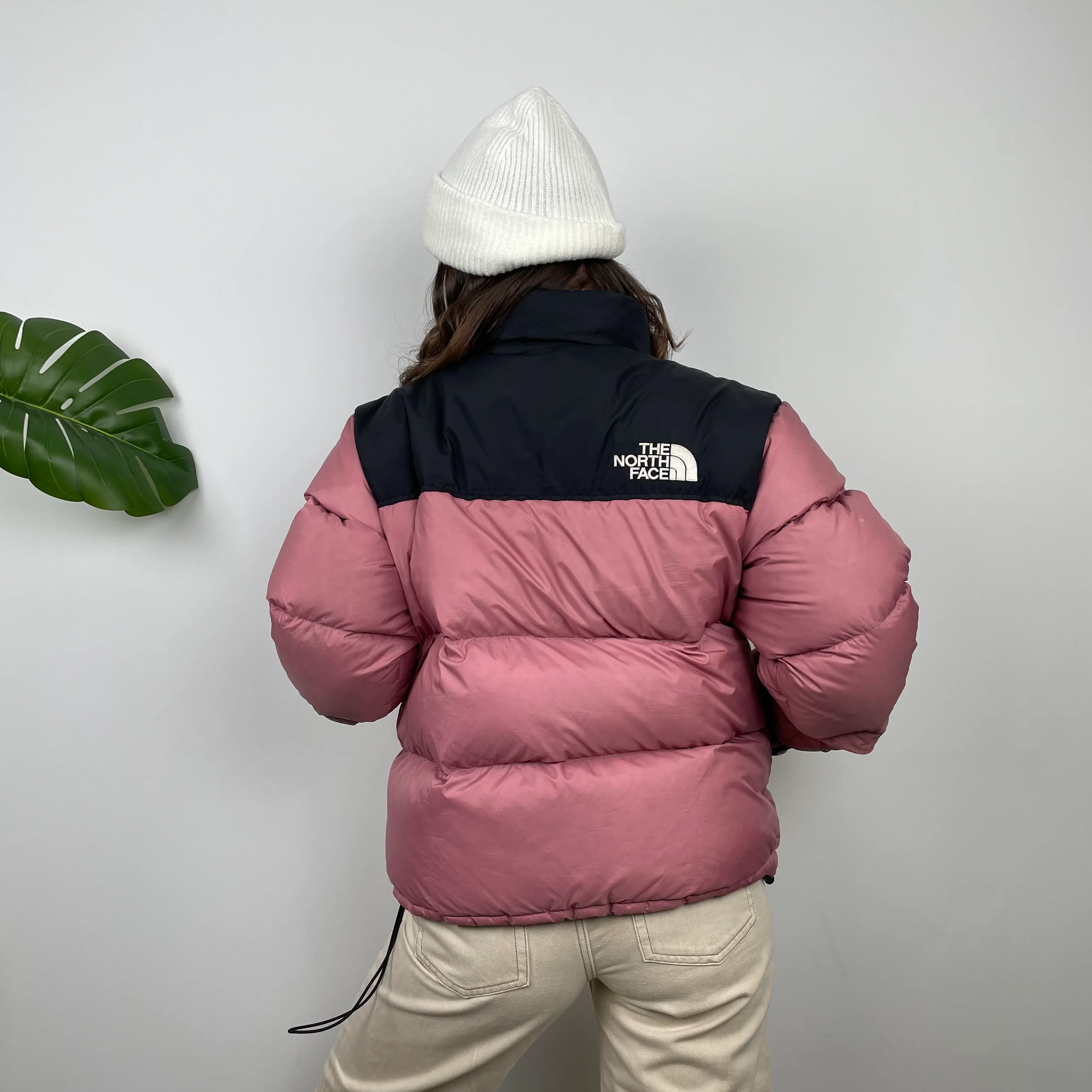 The North Face Pink Puffer Jacket (S) - Image 9