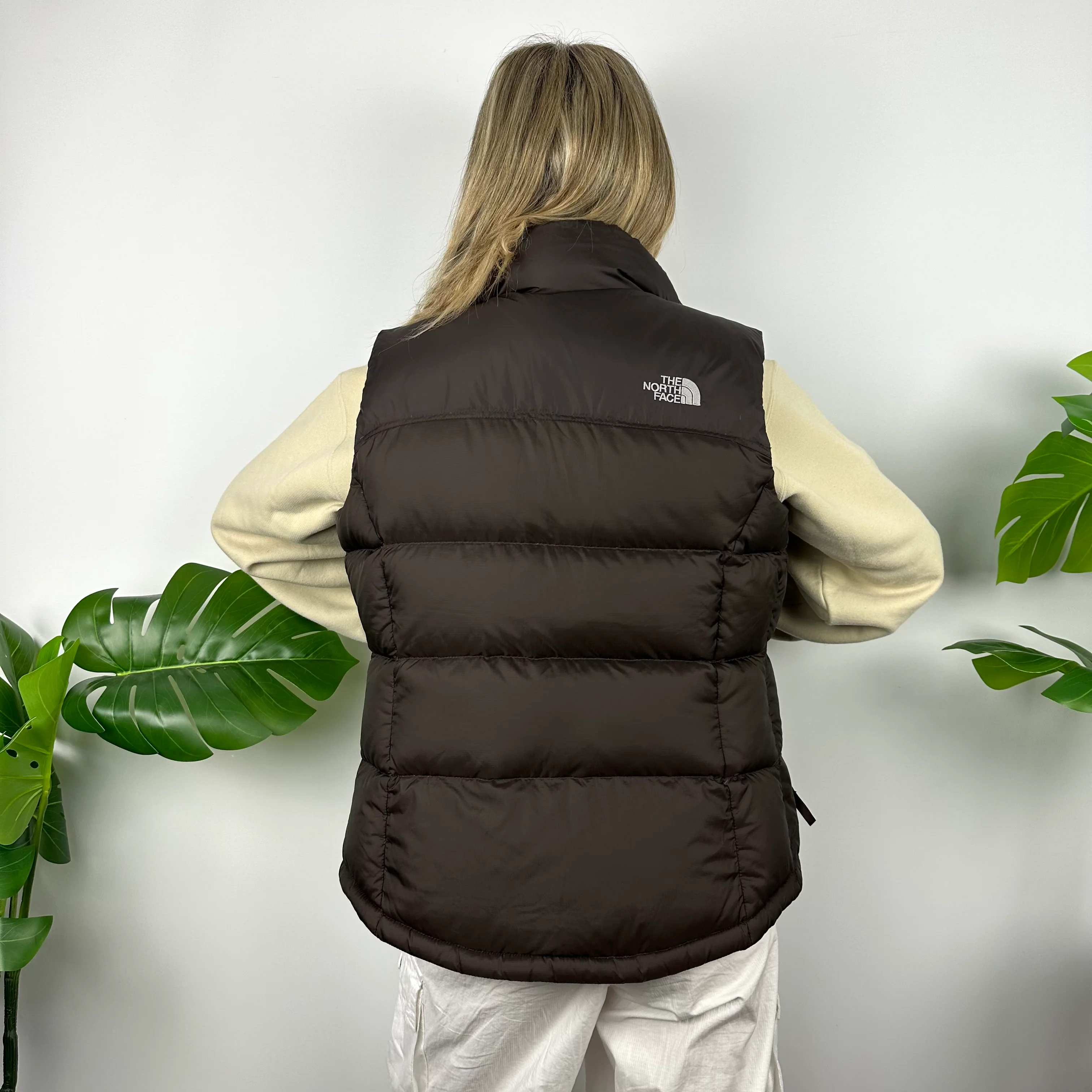 The North Face RARE Brown Nuptse 700 Puffer Gilet as worn by Melissa Riddell (M) - Image 5