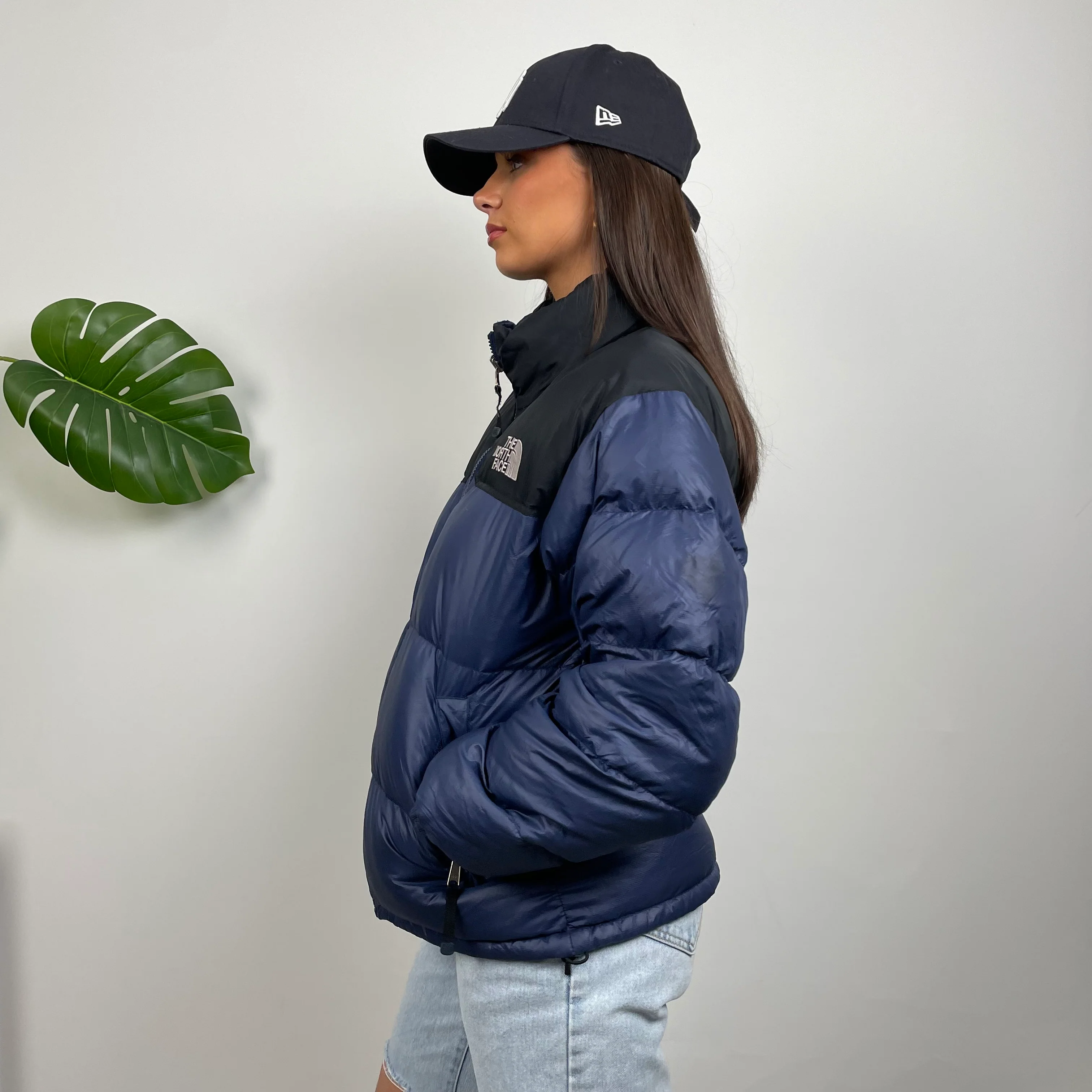 The North Face RARE Navy Nuptse 700 Puffer Jacket (M) - Image 6