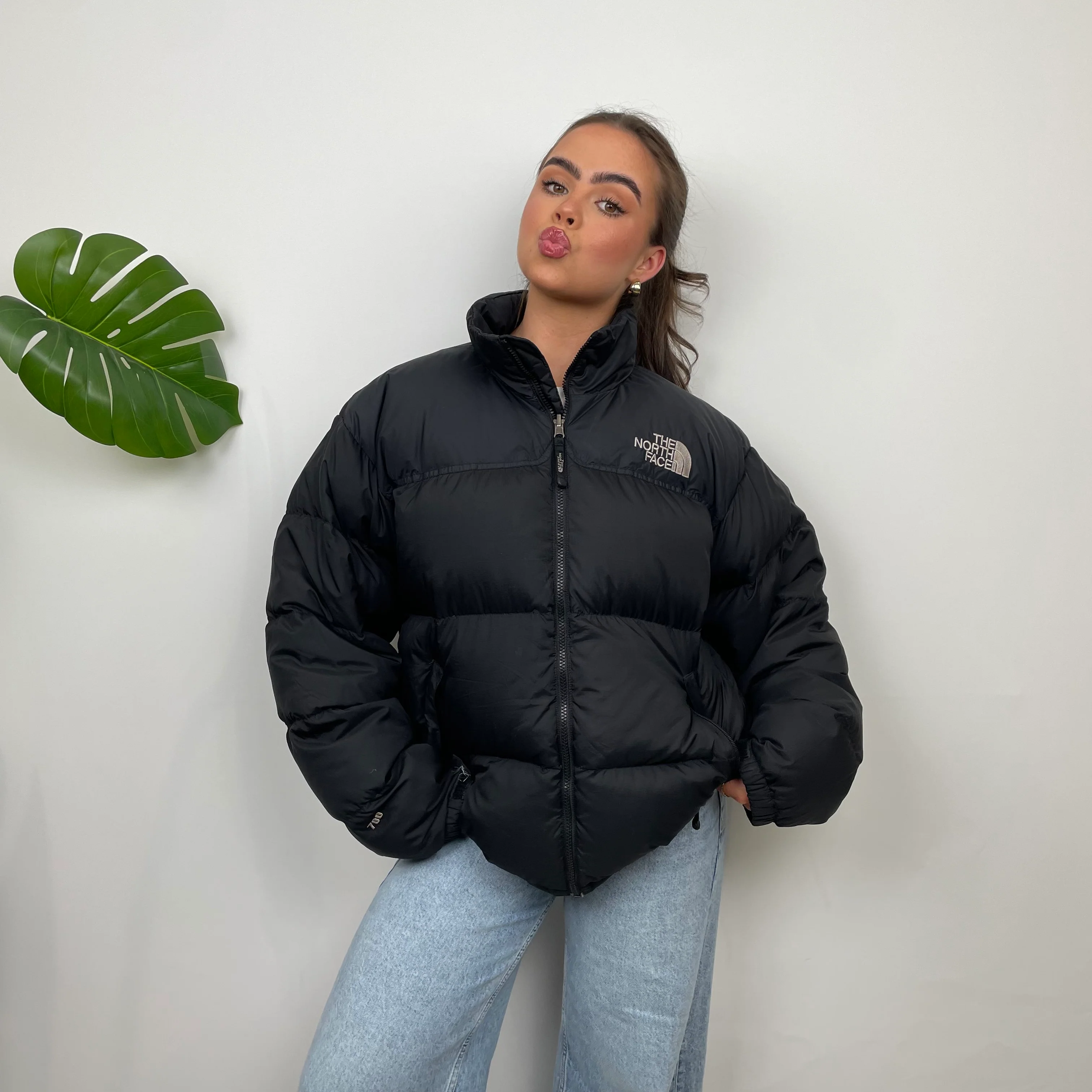 The North Face RARE Nuptse 700 Black Puffer Jacket (L) - Image 11