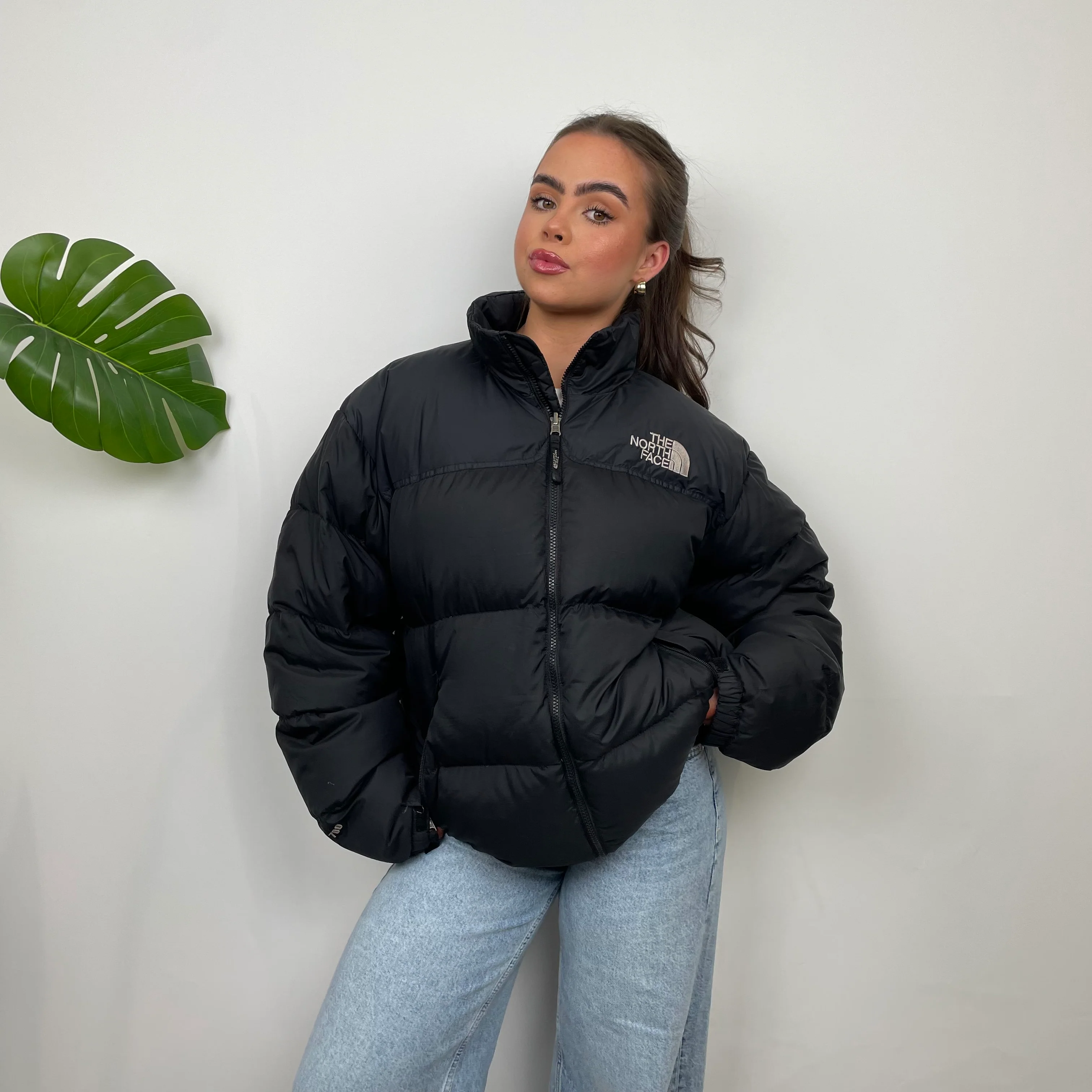 The North Face RARE Nuptse 700 Black Puffer Jacket (L) - Image 12
