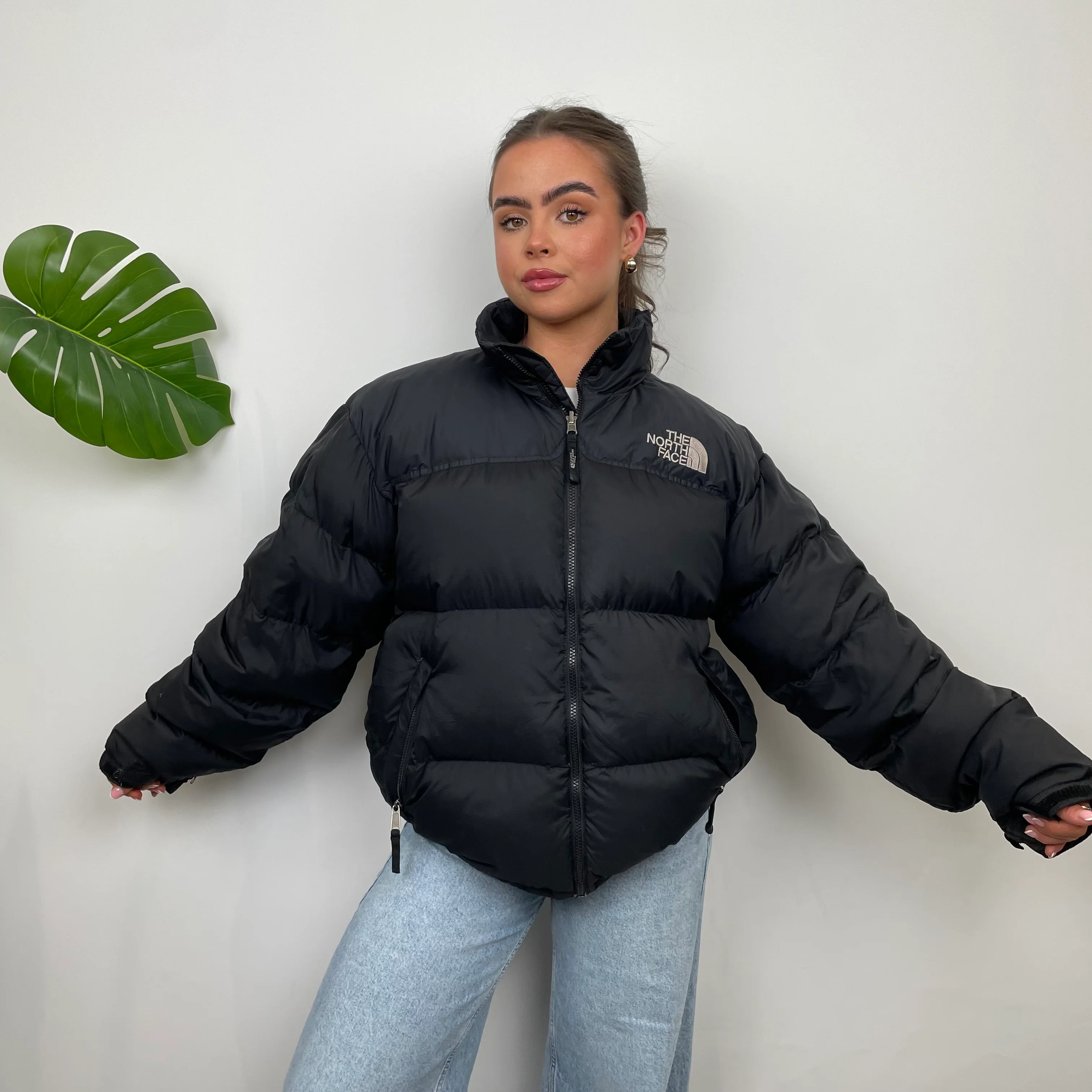 The North Face RARE Nuptse 700 Black Puffer Jacket (L) - Image 13