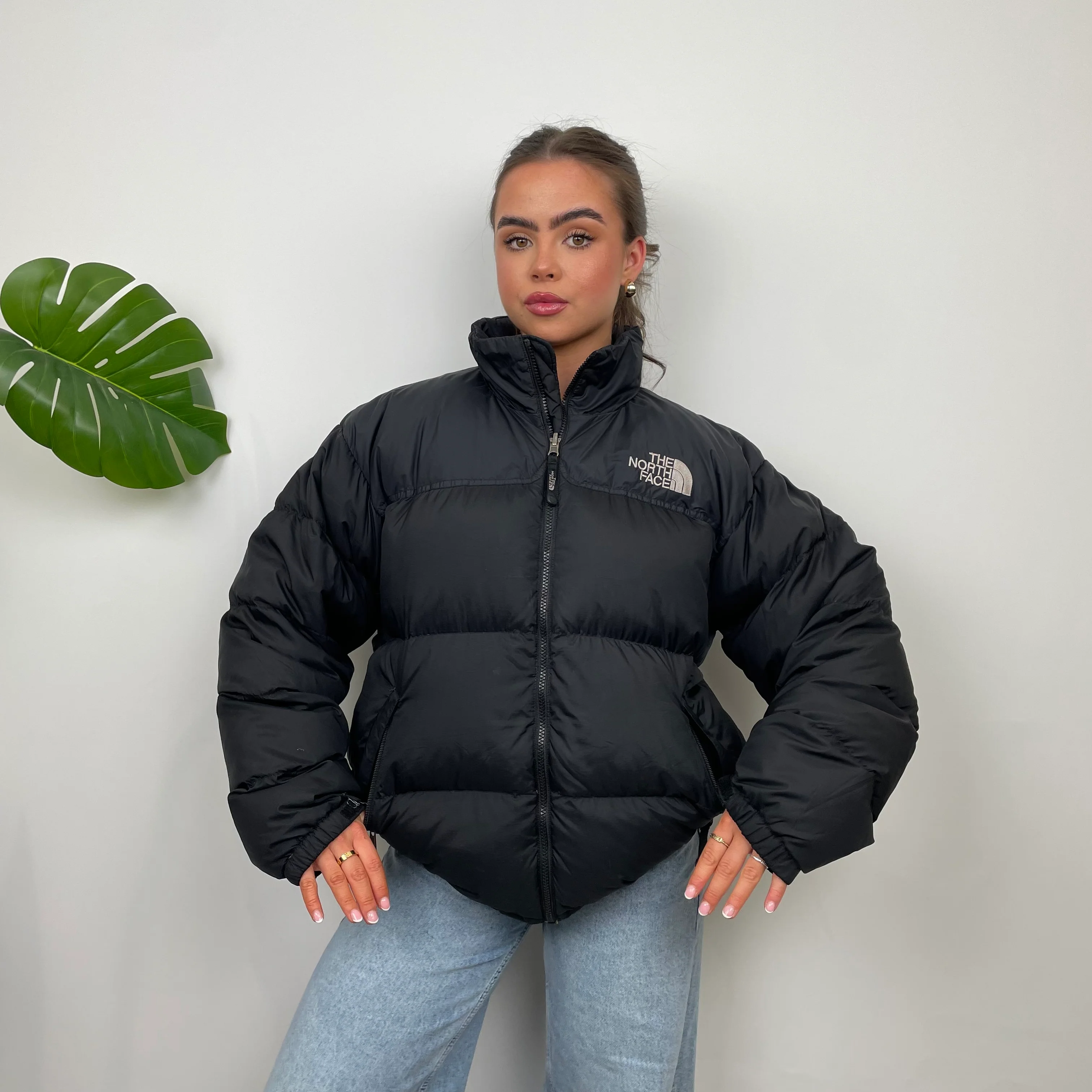 The North Face RARE Nuptse 700 Black Puffer Jacket (L) - Image 8
