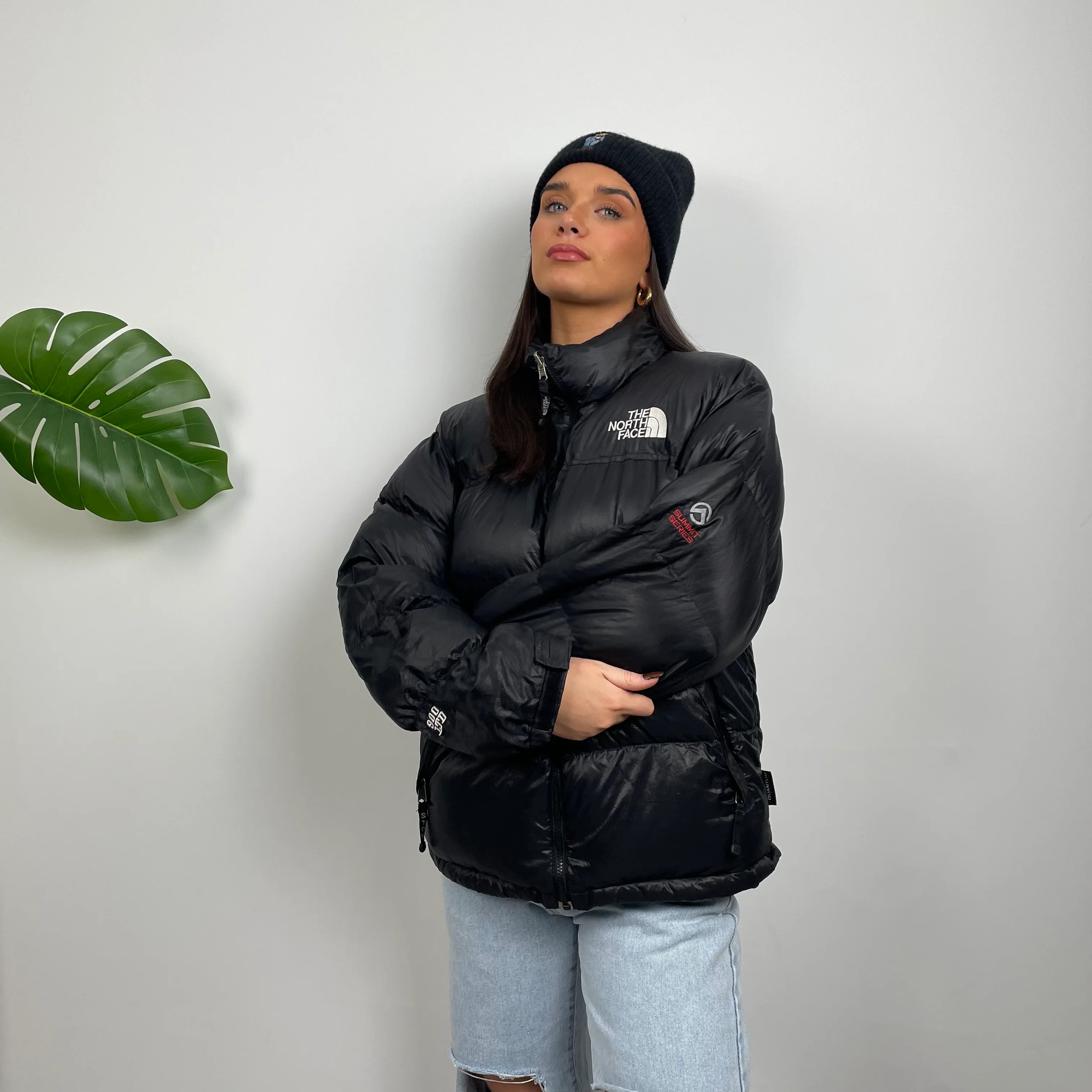 The North Face RARE Nuptse 700 Black Puffer Jacket (L) - Image 5