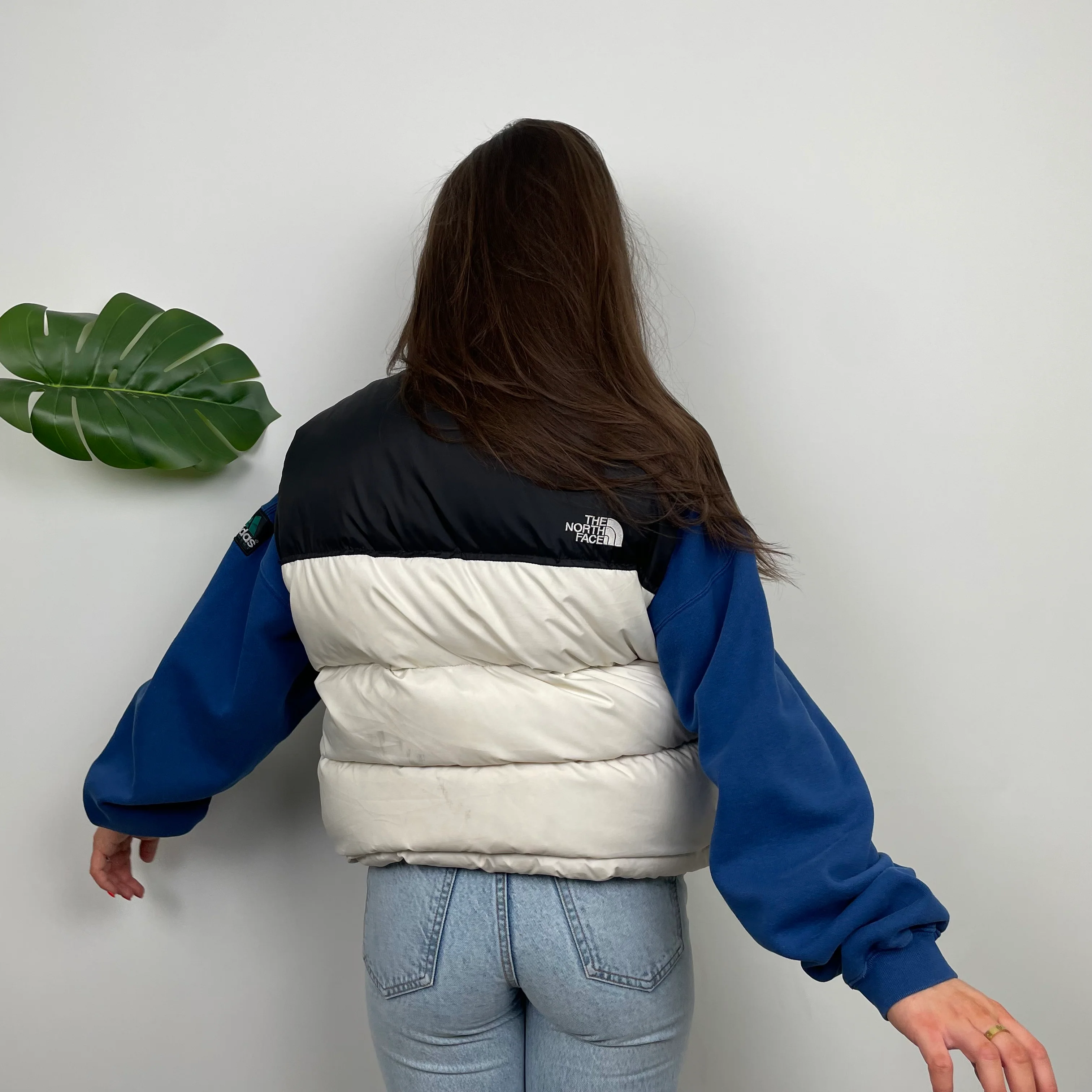 The North Face RARE White Nuptse 700 Puffer Gilet (L) - Image 5
